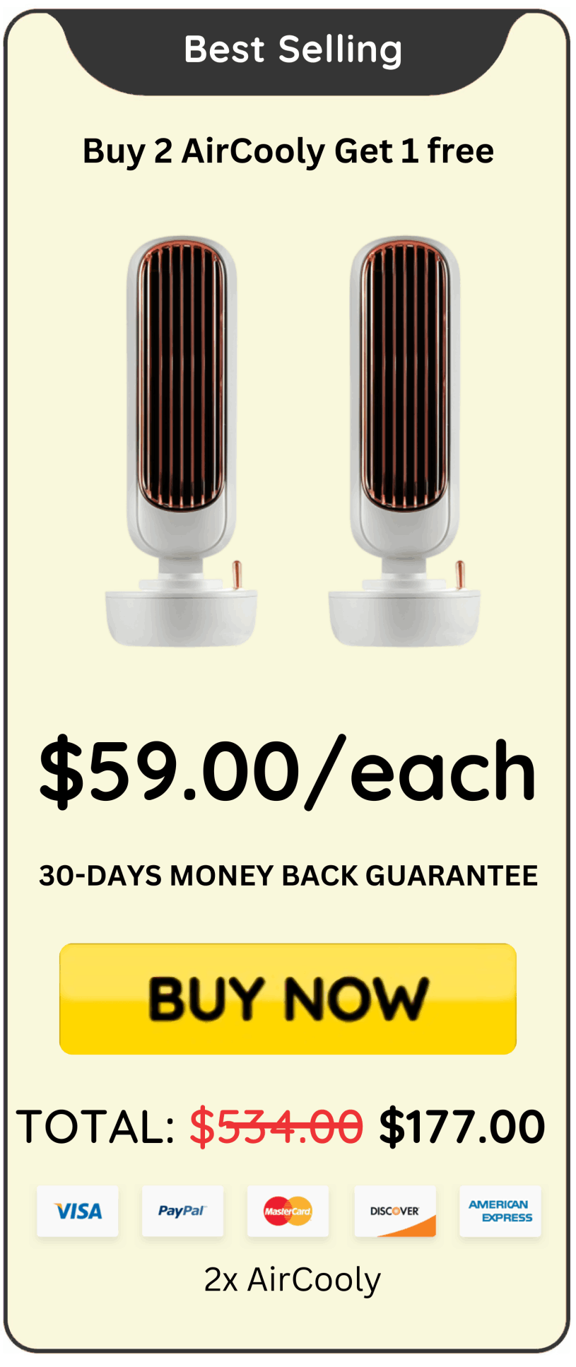 AirCooly best offer price